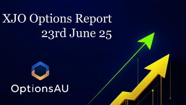 XJO Options Report 23rd June 25
